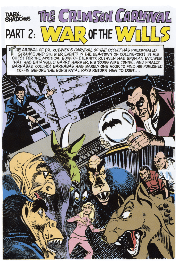 Dark Shadows Circus comic