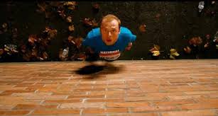 Run Fat Boy Run brick wall