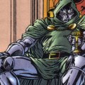 Victor Doom drinking brooding