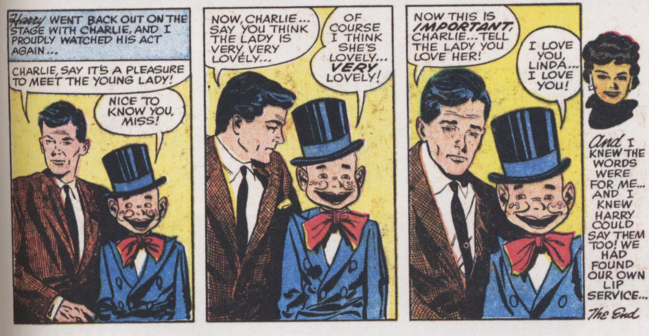 weird romance lip service end